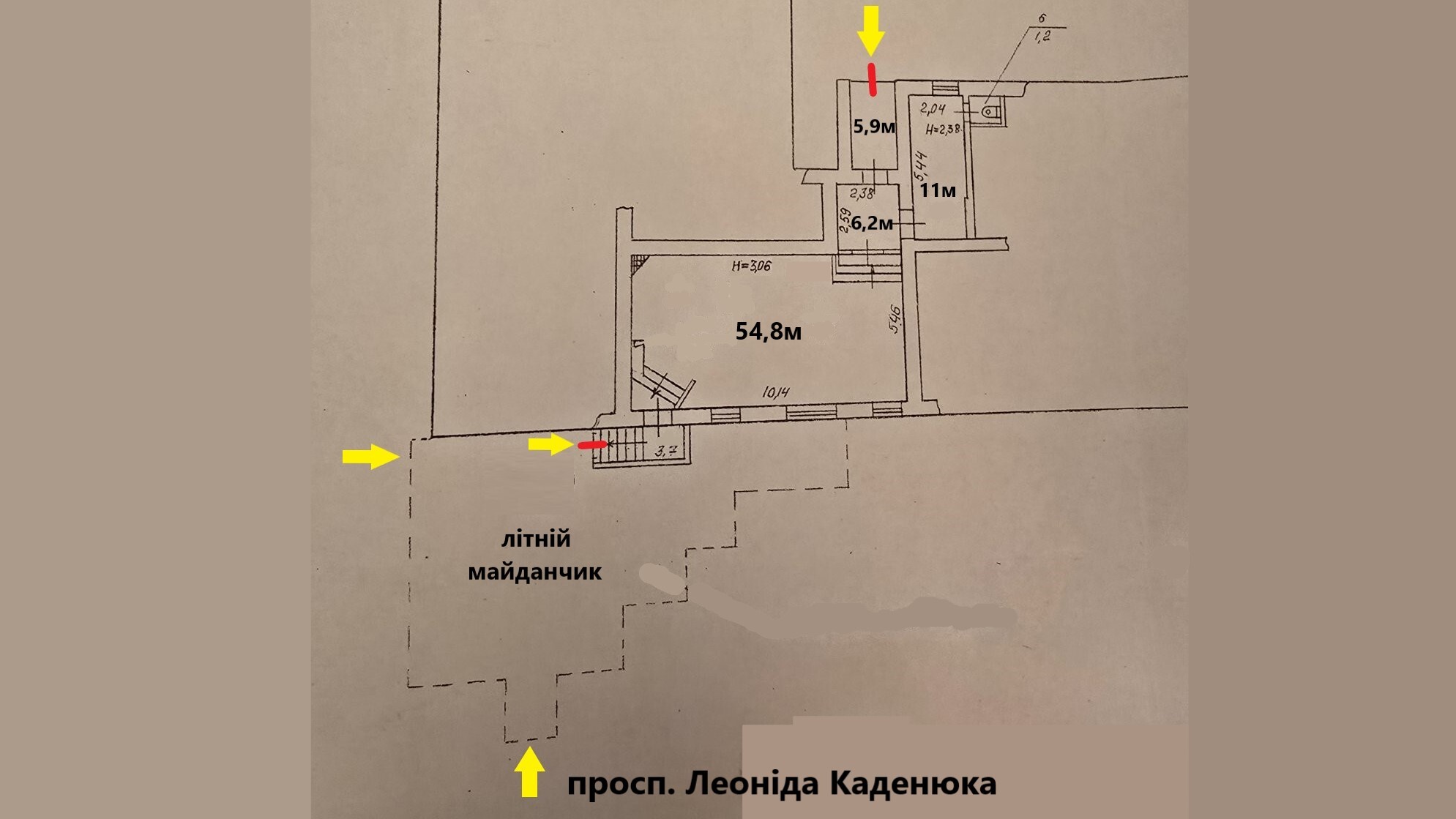 Оренда торговельного приміщення 82.8 м², Юрія Гагаріна просп., 5/2