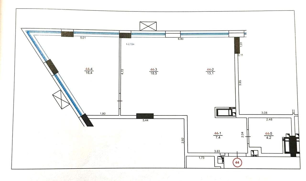 Продажа 1-комнатной квартиры 59.6 м², ЖК Terracotta, ДОМ 1