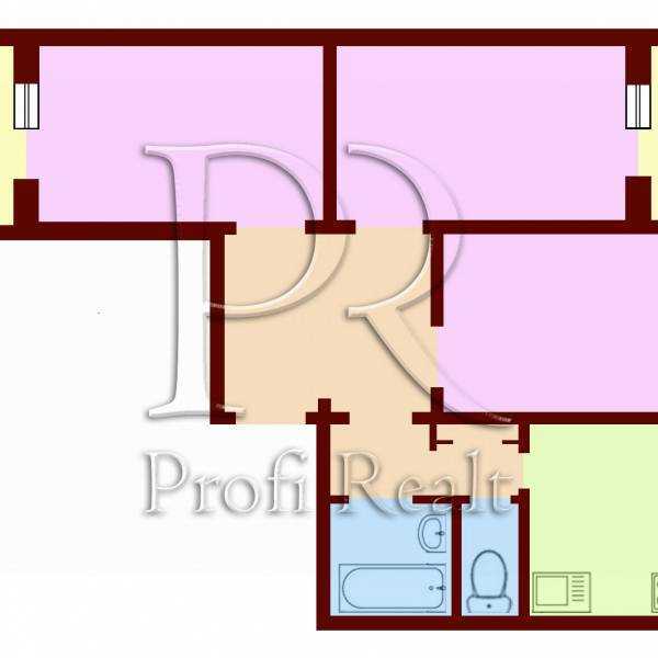 Продажа 3-комнатной квартиры 72 м², Академика Глушкова просп., 45