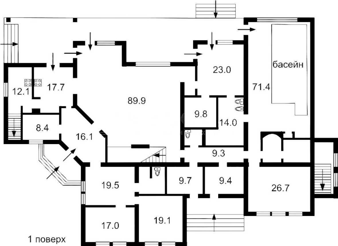 Продаж будинку 1023 м², Постишева, 1