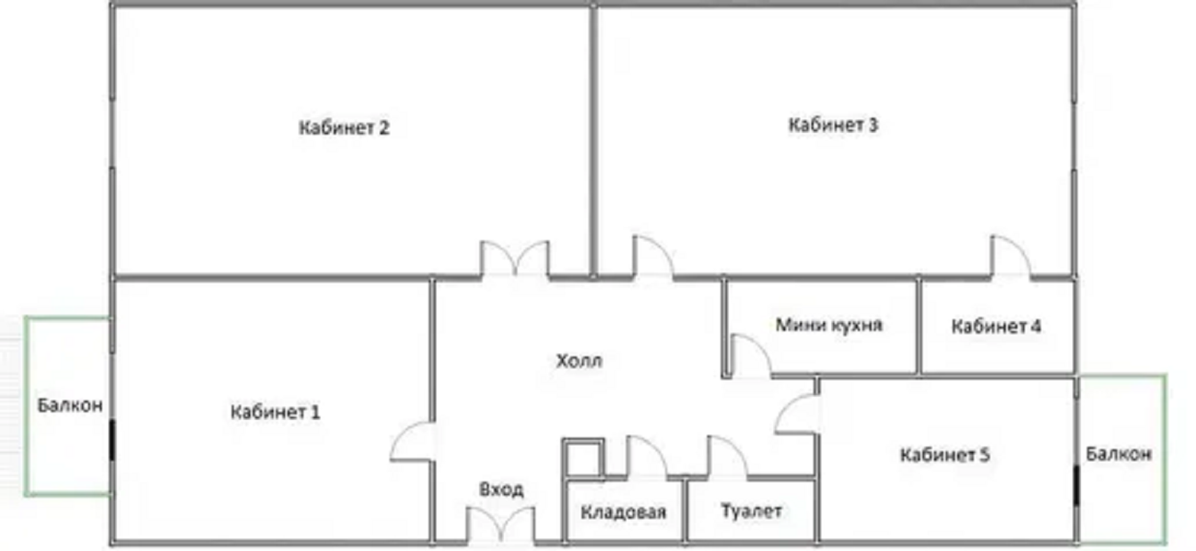 Аренда офиса 85 м², Богдана Хмельницкого ул., 9
