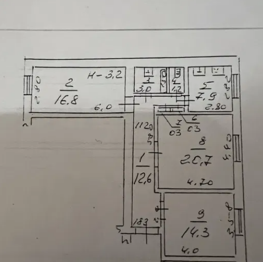 Продажа 3-комнатной квартиры 77 м², Коблевская ул.