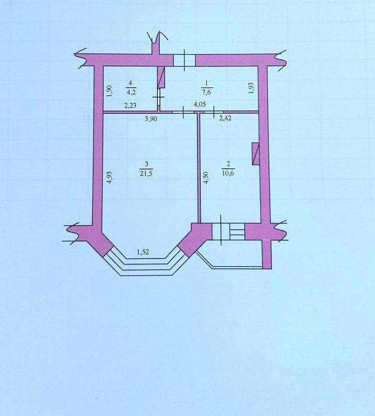 Продажа 1-комнатной квартиры 45 м², ЖК на ул. Симона Петлюры, 21б, ДОМ 1, Комфорт класу Атлант