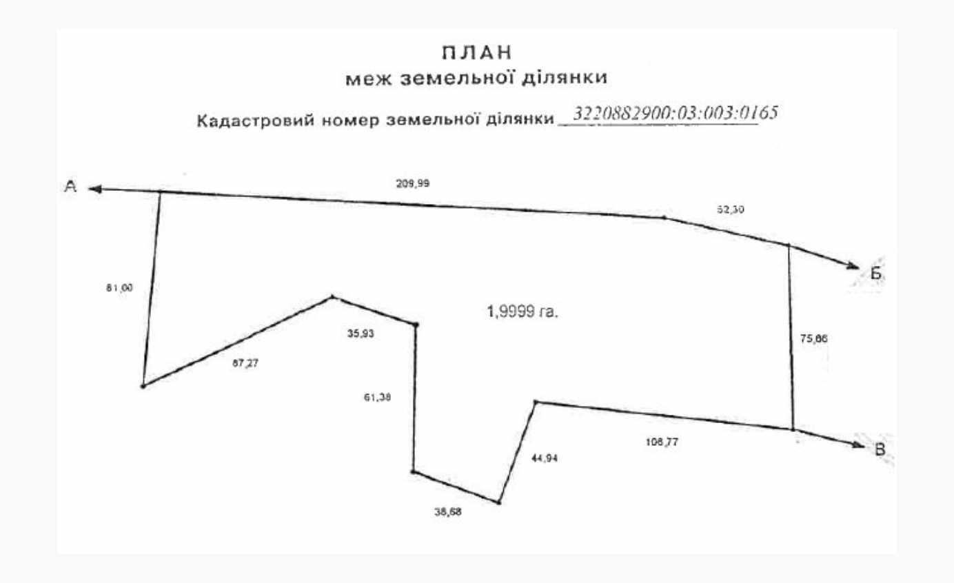 Продаж ділянки для особистого сільського господарства 156 соток