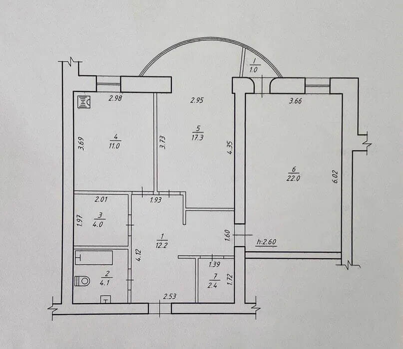 Продажа 2-комнатной квартиры 74 м², Прокофьева ул.