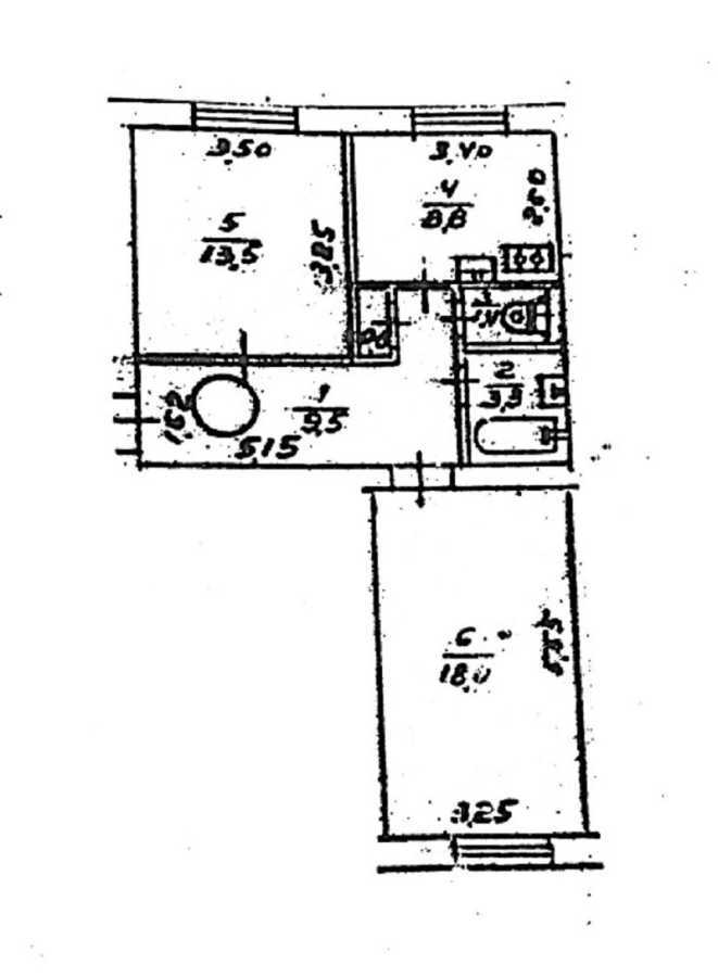 Продаж 2-кімнатної квартири 55.1 м², Січневого повстання, 24