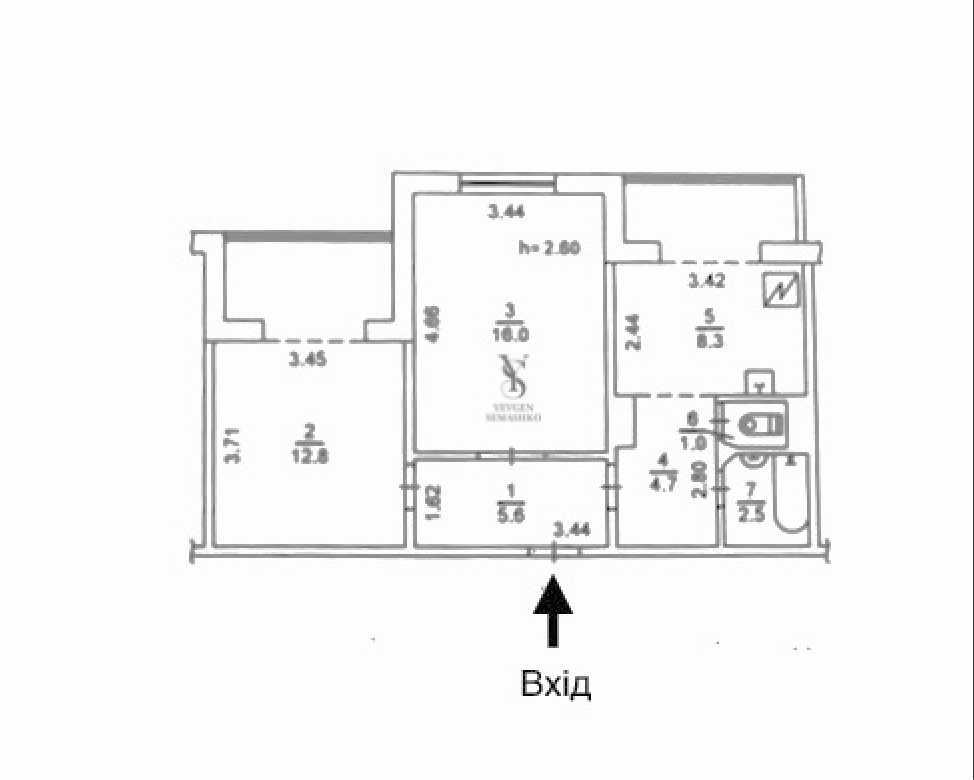Продаж 2-кімнатної квартири 60 м², Володимира Маяковського просп., 24