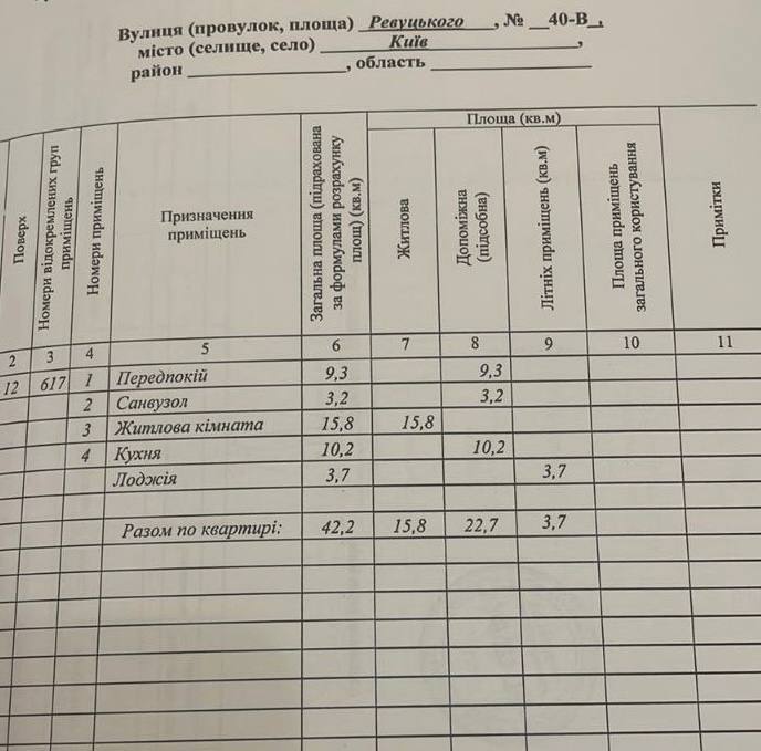 Продажа 2-комнатной квартиры 42 м², Ревуцкого ул., 40В