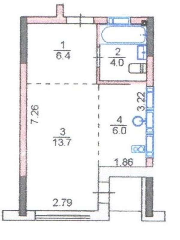 Продаж 1-кімнатної квартири 31 м², Квітки Цісик вул.