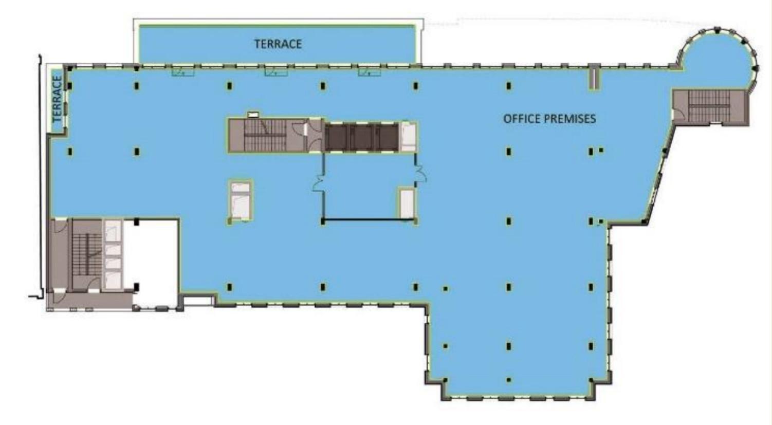 Аренда офиса 1258 м², Петра Сагайдачного ул., 1