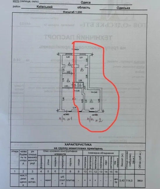 Оренда торговельного приміщення 51 м², Фонтанская дор.
