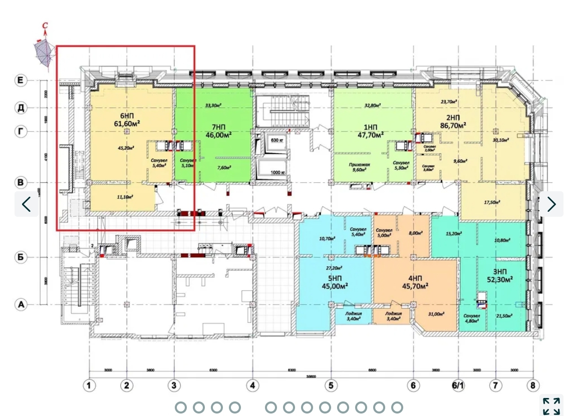 Аренда офиса 62 м², Большая Арнаутская ул.