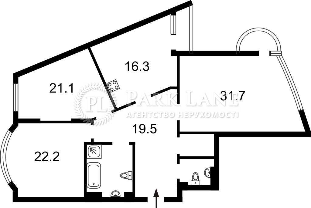 Продаж 3-кімнатної квартири 128 м², Старонаводницька вул., 6Б
