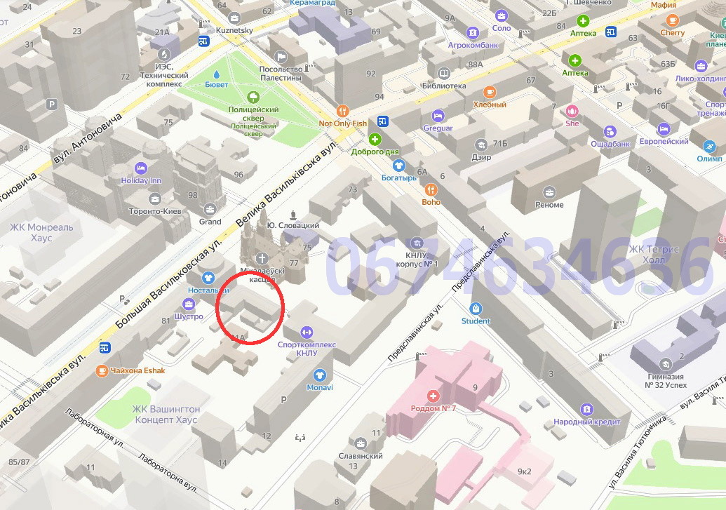 Аренда офиса 210 м², Большая Васильковская ул., 77