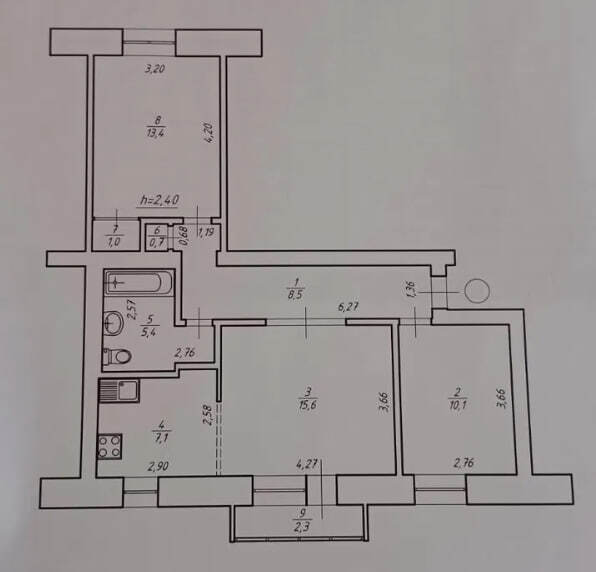 Продаж 3-кімнатної квартири 64 м², Гамалія вул.