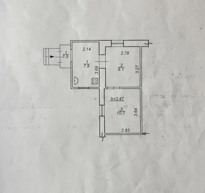 Продажа 2-комнатной квартиры 29.2 м², Троицкая ул.