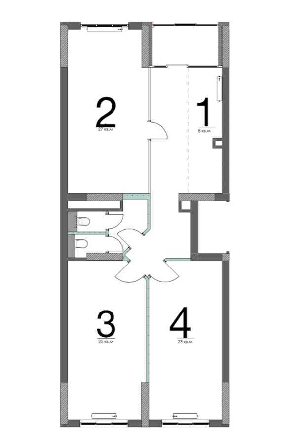 Оренда офісу 25 м², Тираспільська вул., 54