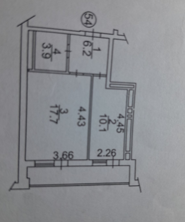 Продажа 1-комнатной квартиры 42 м², Голосеевский просп., Московський., (Павла Лі) 2