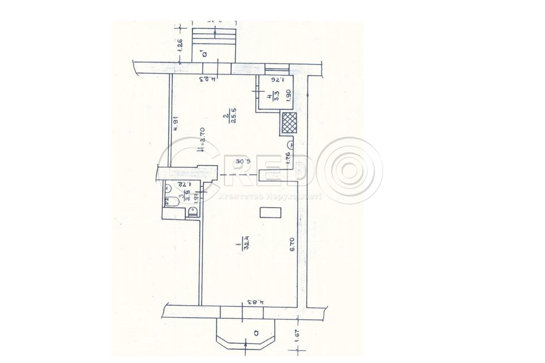 Оренда торговельного приміщення 64 м², Соборності вул.