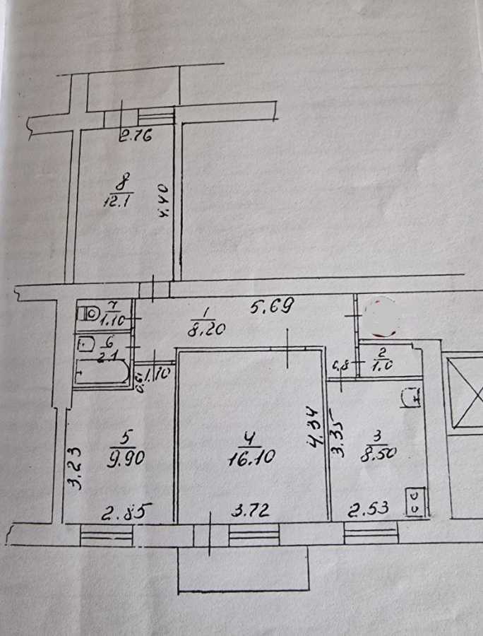 Продажа 3-комнатной квартиры 61.6 м², Михаила Грушевского бул., 10
