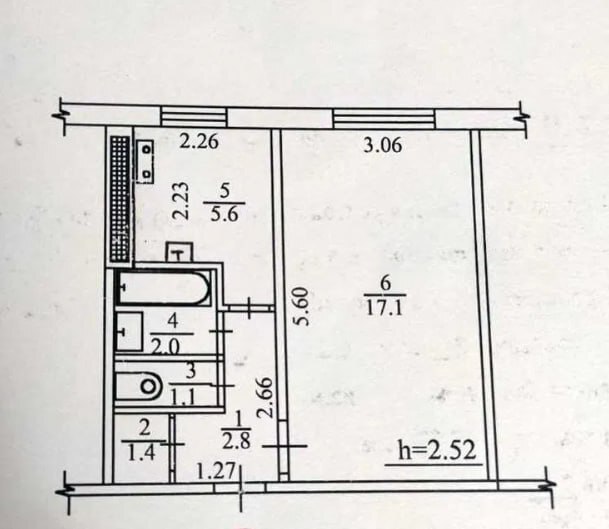 Продажа 1-комнатной квартиры 30 м², Романа Атаманюка ул.