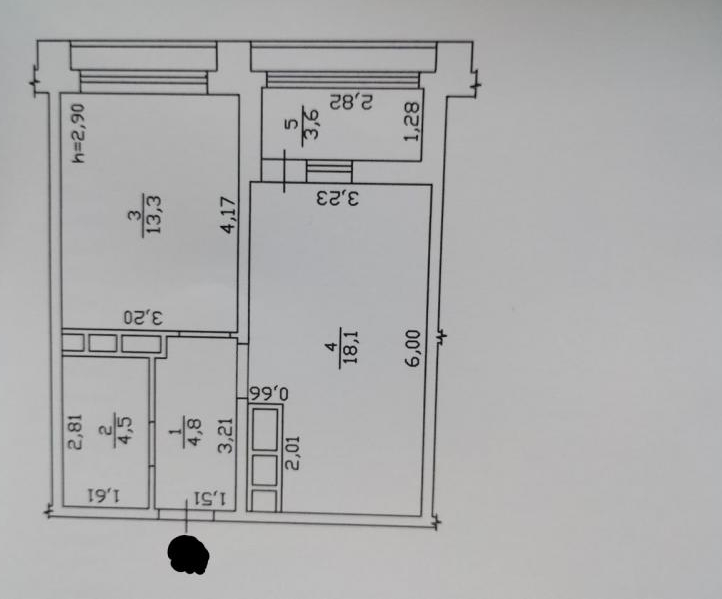 Продаж 1-кімнатної квартири 44 м², Толбухина вул.