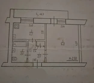 Продажа 1-комнатной квартиры 33.3 м², Заливная ул.