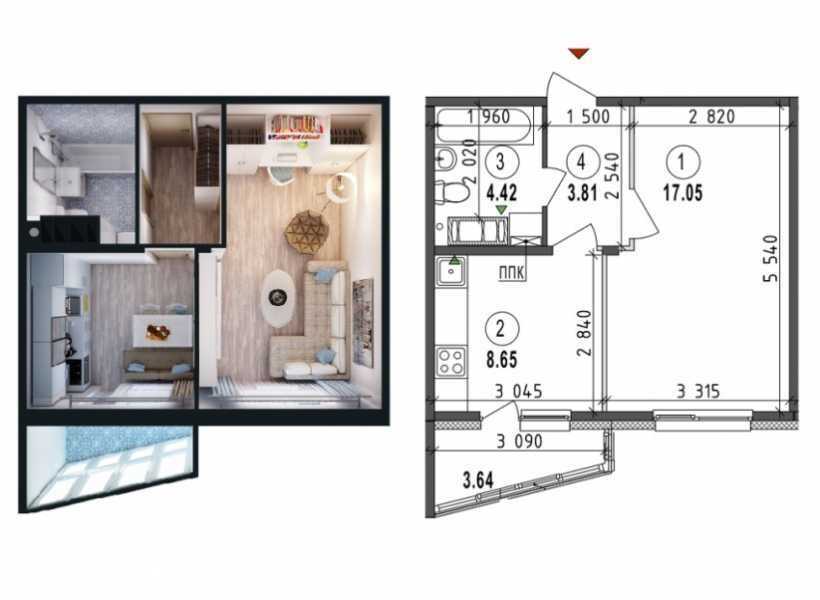 Продажа 1-комнатной квартиры 38 м², Стеценко ул., 75