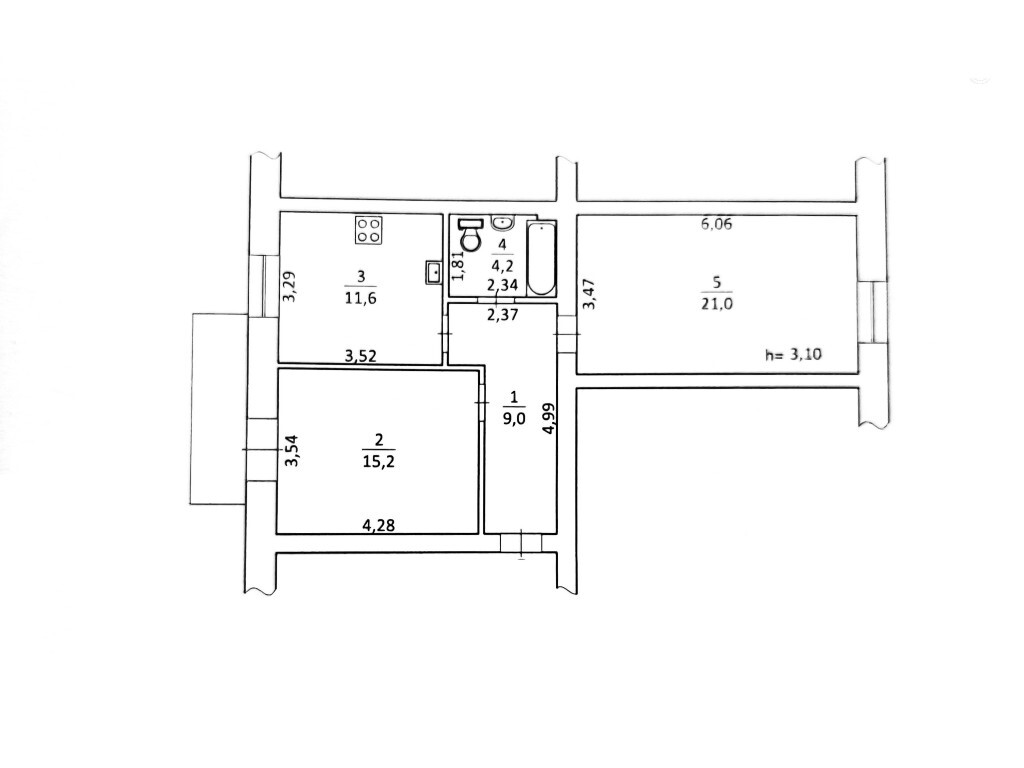 Оренда 2-кімнатної квартири 62 м², Ришельевская вул., 7