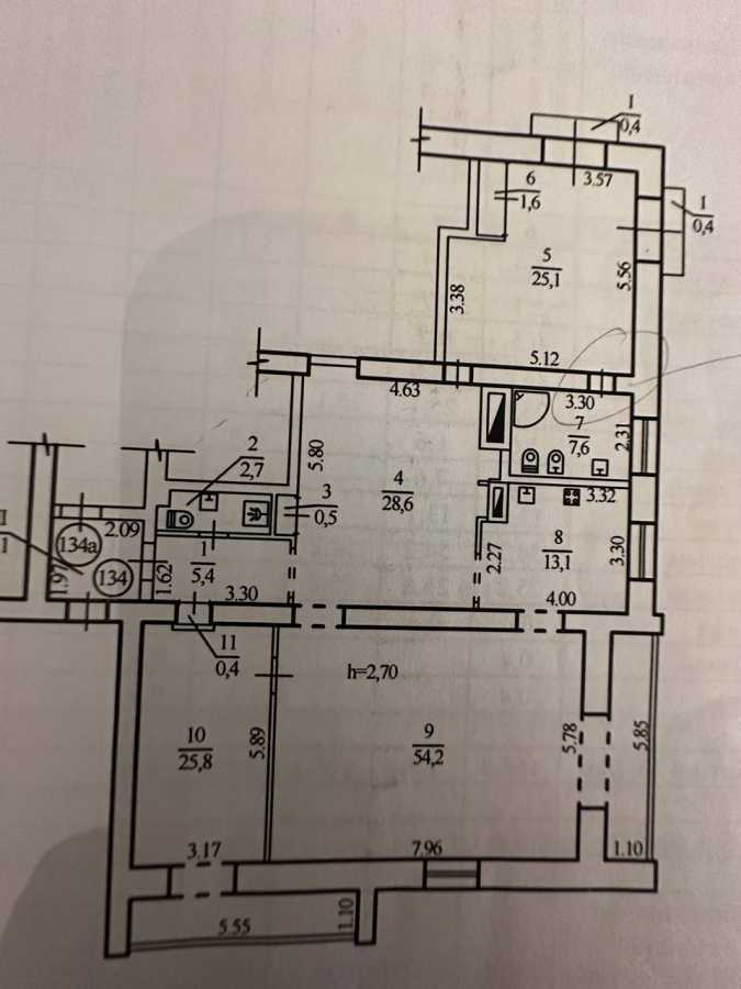 Продаж 3-кімнатної квартири 168 м², Дмитрія Кедрина вул., 66