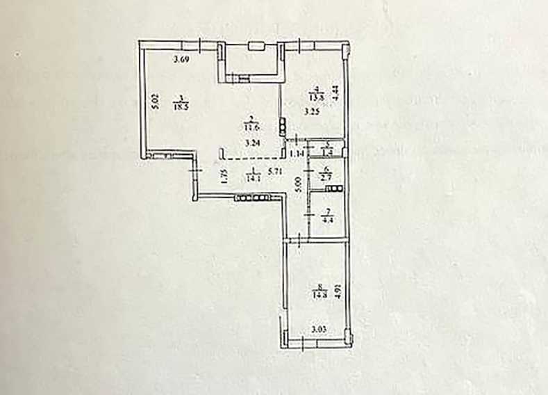 Продажа 3-комнатной квартиры 83 м², Регенераторная ул., 4, КОРПУС 6