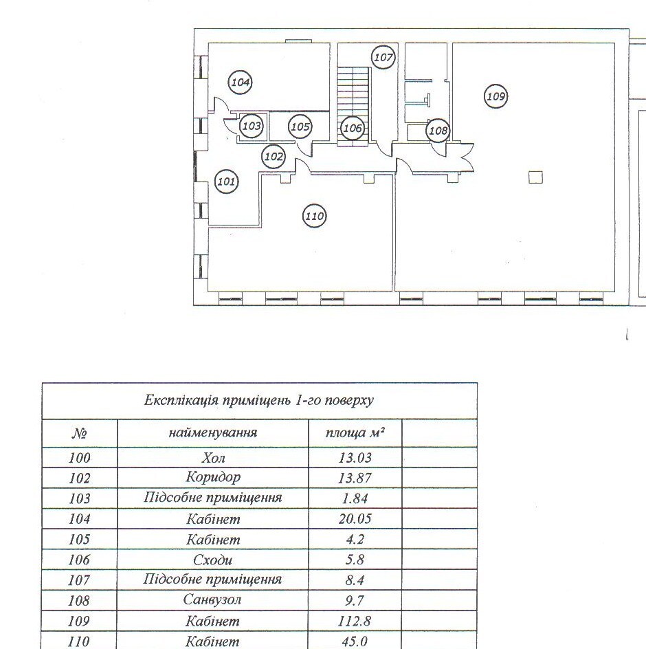 Аренда офиса 463 м², Хорива ул.