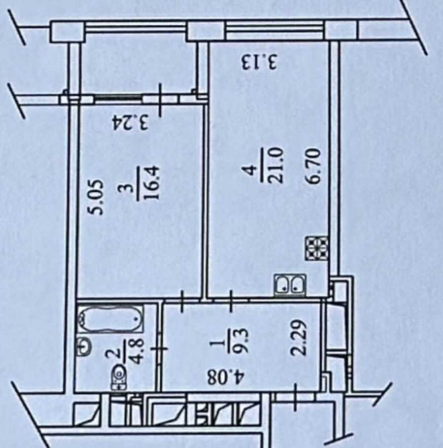 Оренда 2-кімнатної квартири 56 м², Ділова вул., 1/2