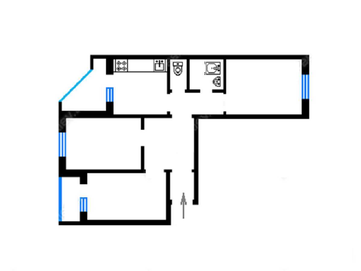 Продажа 3-комнатной квартиры 90.8 м², Лисковская ул., 24