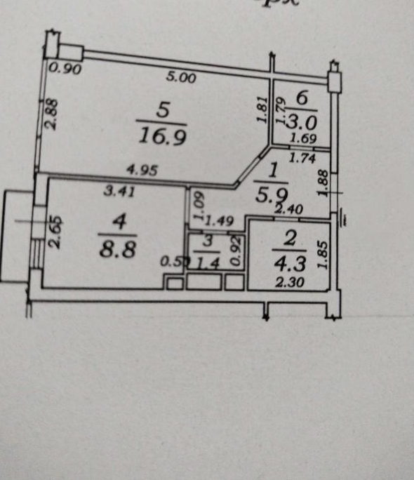 Продаж 1-кімнатної квартири 41 м², Перлинна вул.