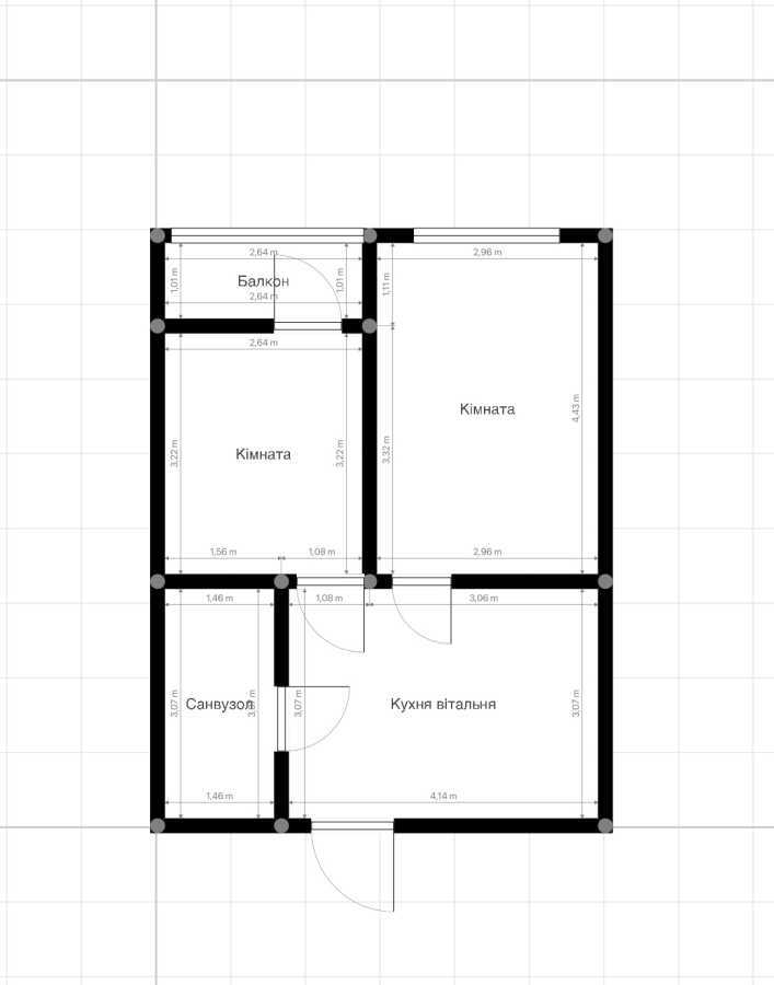 Продажа 2-комнатной квартиры 42 м², Соборная ул.