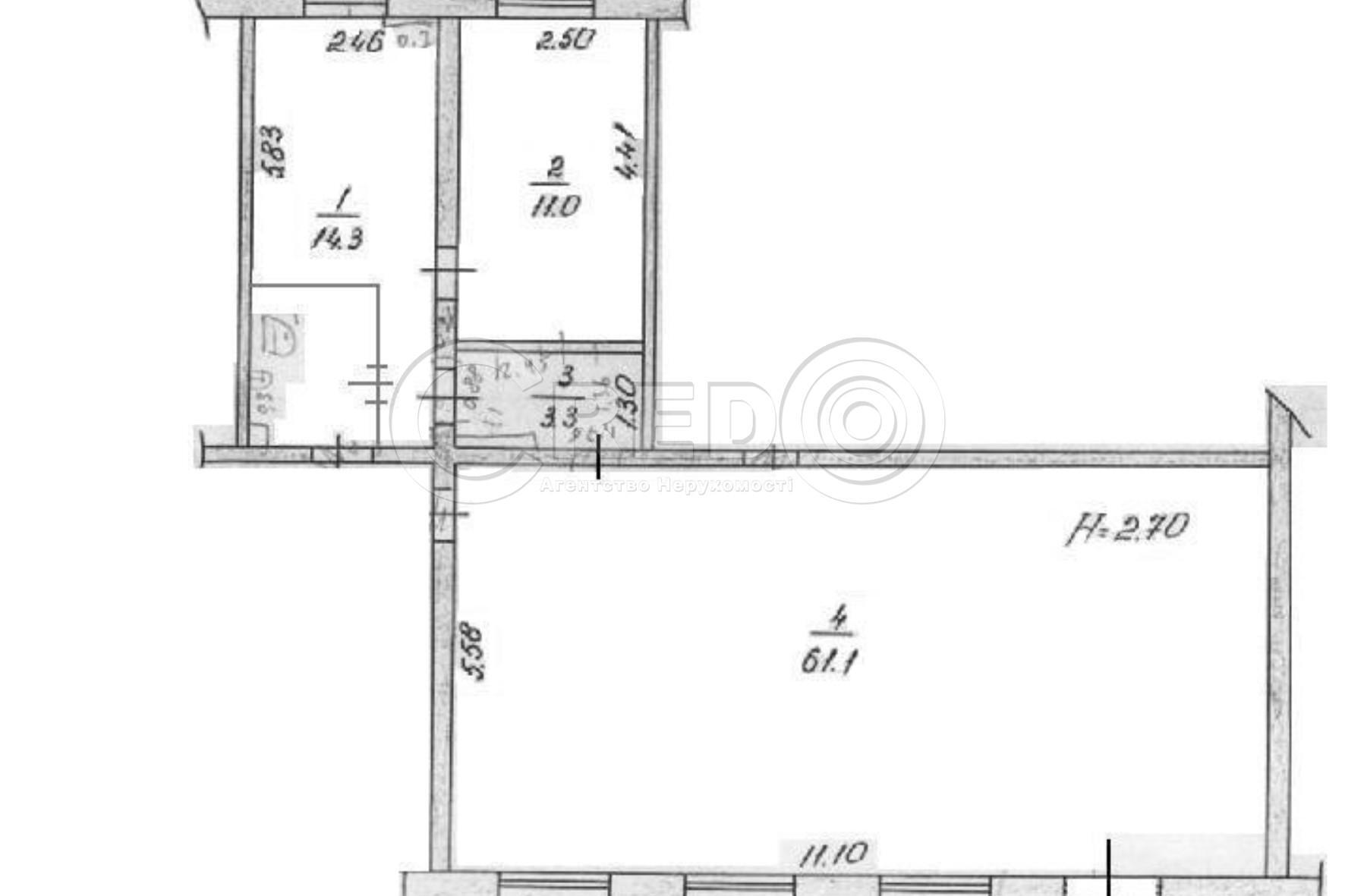 Оренда магазину 89.7 м², Лермонтова вул.