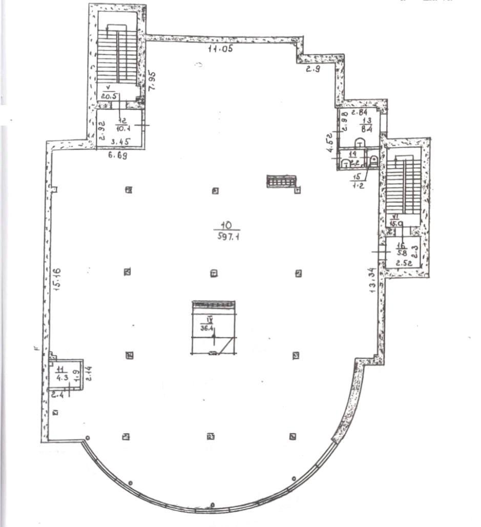 Аренда торгового помещения 2106 м², Электрозаводская ул.
