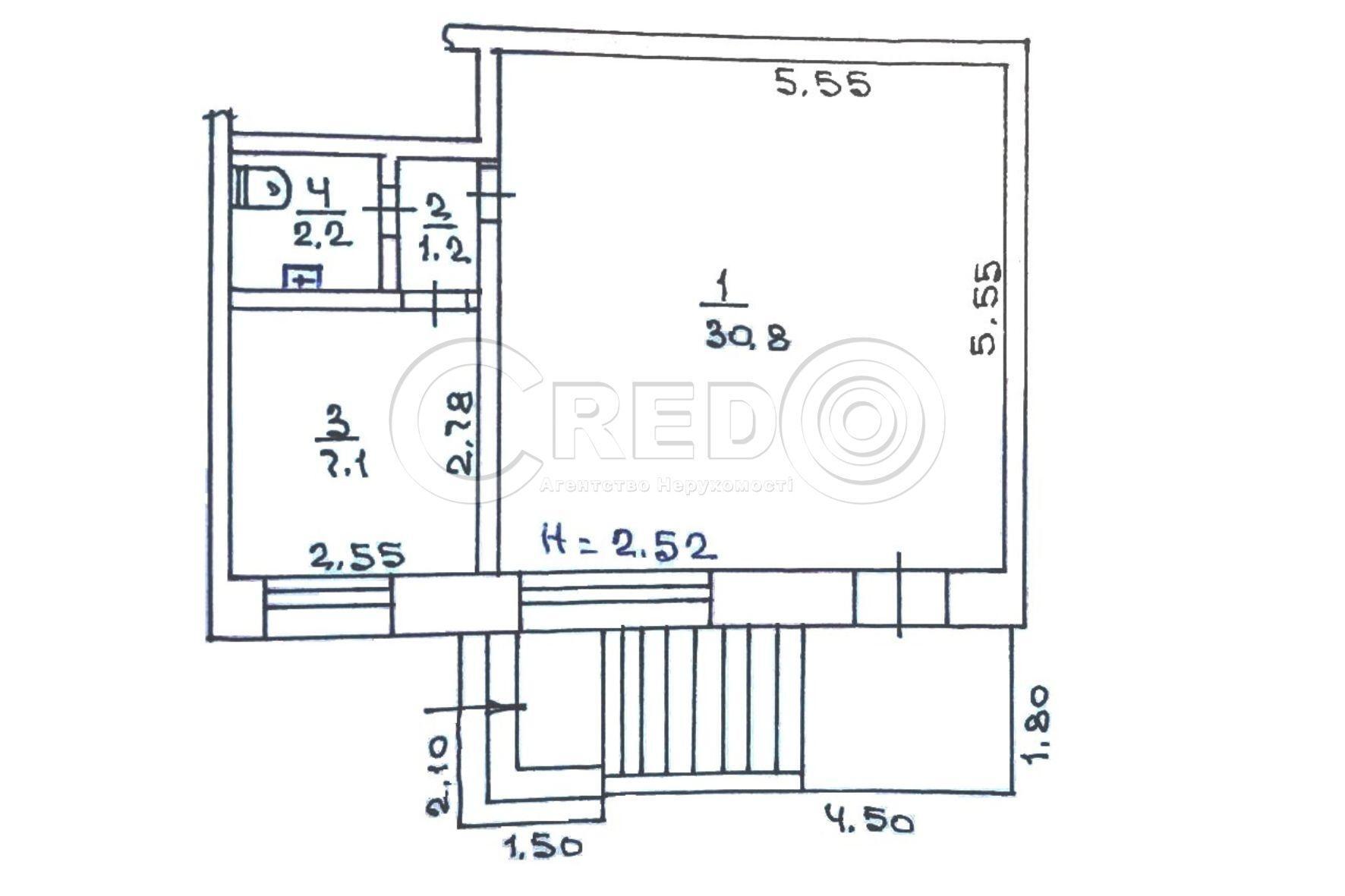 Аренда торгового помещения 41.3 м², Владимира Великого ул.