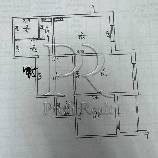 Продажа 2-комнатной квартиры 75 м², Коноплянская ул., 22А