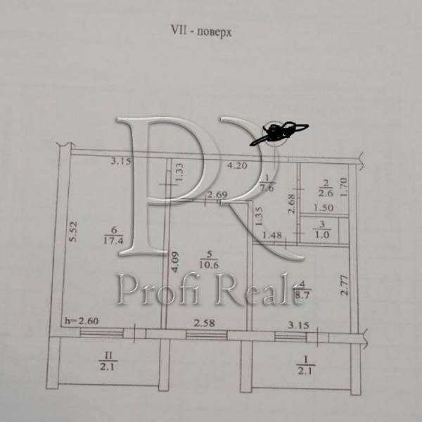 Продажа 2-комнатной квартиры 52 м², Южная ул., 7