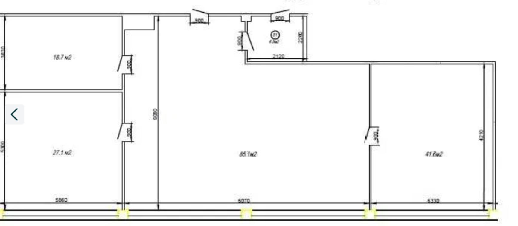 Аренда офиса 184 м², Шолуденко ул., 3