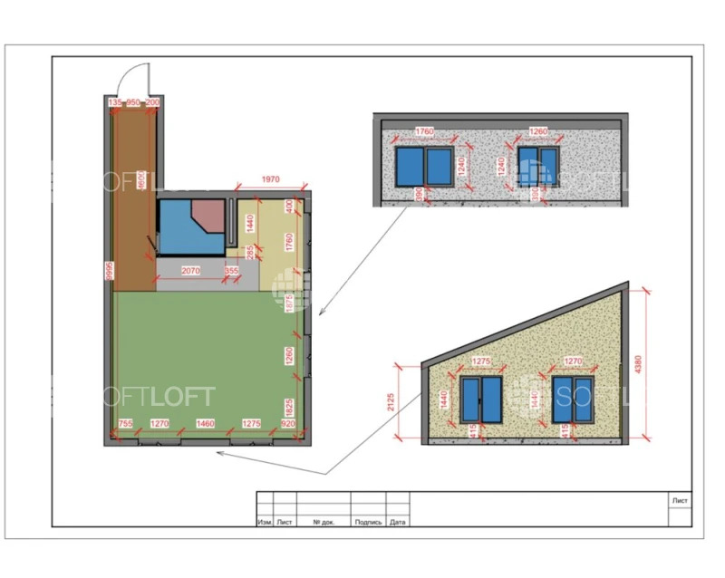 Продажа 2-комнатной квартиры 61.5 м²