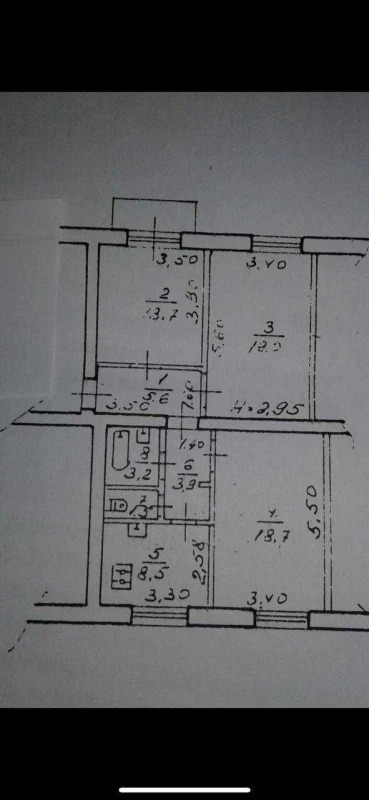 Продажа 3-комнатной квартиры 73 м²
