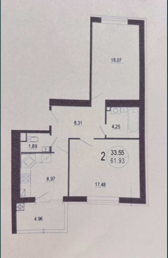 Продажа 2-комнатной квартиры 66 м², ЖК София Резиденс, ДОМ 20 (МАРТЫНОВА, 32, 34)