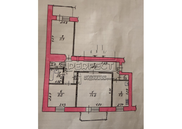 Продажа 3-комнатной квартиры 68 м², Грушевского ул., 3