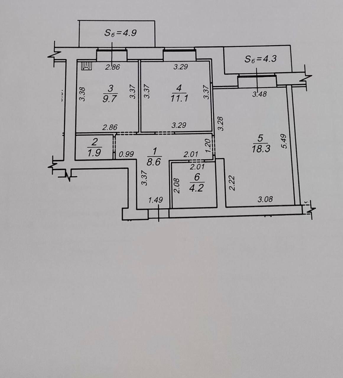Продажа 2-комнатной квартиры 64 м², Луганская ул.