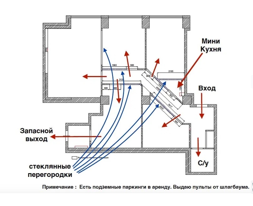 Аренда офиса 106 м², Французский бул.