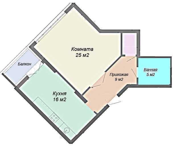 Аренда 1-комнатной квартиры 58 м², Вышгородская ул., 45/4
