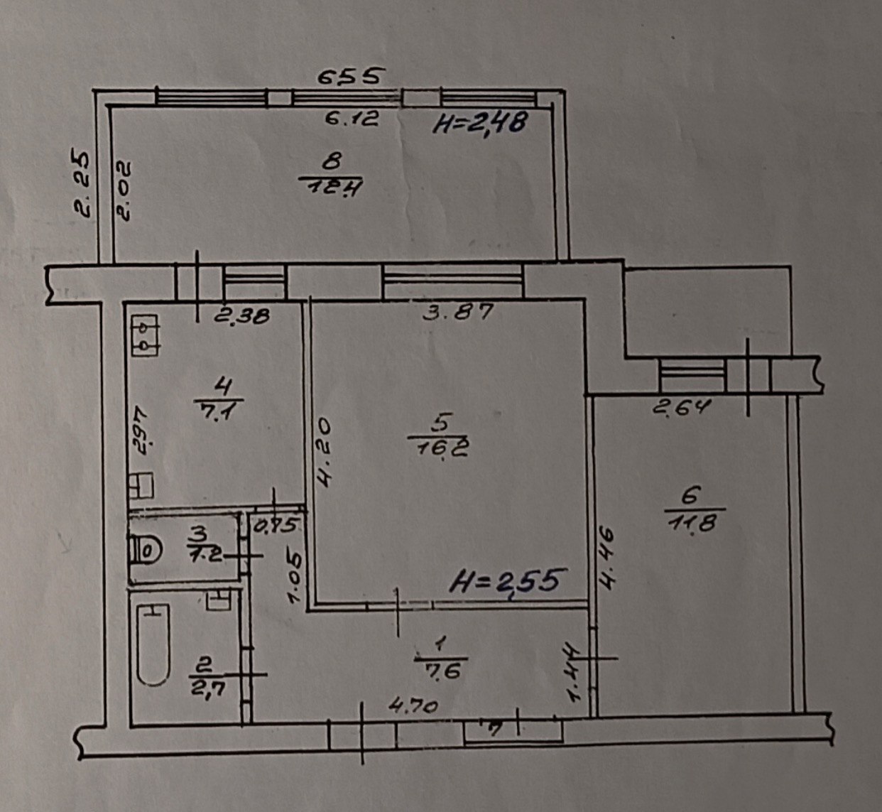 Продаж 2-кімнатної квартири 48 м², Монтажна вул.